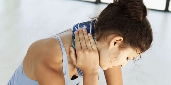 Compress for cervical osteochondropt treatment